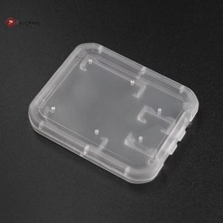Abongbang กล่องเคสพลาสติกใส สําหรับใส่เมมโมรี่การ์ด Micro SD TF 10 ชิ้น