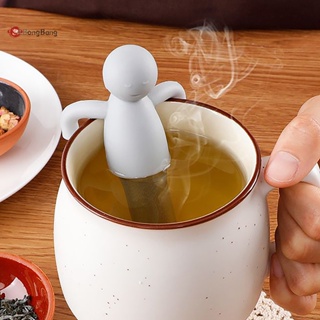 Abongbang 1 ชิ้น สร้างสรรค์ ที่กรองชา ตะแกรงกรอง ถุงกรอง เครื่องเทศ สําหรับชงชา กระจายชา อุปกรณ์ชงชา