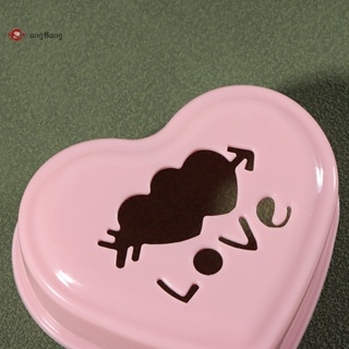 Abongbang แม่พิมพ์ทําข้าวปั้น รูปการ์ตูนหัวใจ 3D อุปกรณ์เสริม สําหรับทําซูชิ ไข่ เบนโตะ