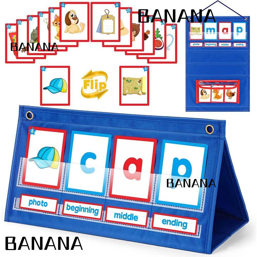 banana1-ของเล่นการ์ดเกม-cvc-เสริมการเรียนรู้-สําหรับเด็กอนุบาล