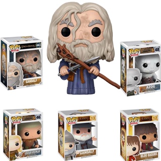 โมเดลฟิกเกอร์ Hobbit Filme Funko Pop The Lord of The Rings Gandalf 443 Azog 48 ของเล่นสําหรับเด็ก