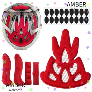 Amber แผ่นฟองน้ําซีลด้านในหมวกกันน็อค แบบเปลี่ยน สําหรับรถจักรยานยนต์