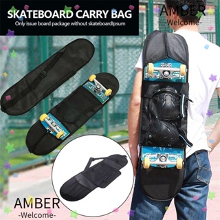 Amber กระเป๋าเป้สะพายหลัง ใส่สเก็ตบอร์ด สําหรับเล่นกีฬา ได้มาตรฐาน