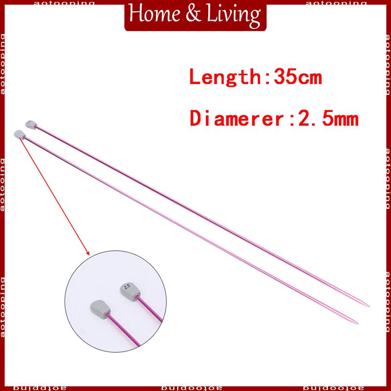 aoto-เข็มหมุดถักนิตติ้ง-อลูมิเนียม-35-ซม-diy-2-ชิ้น