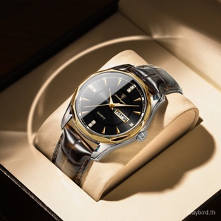 Poedagar Swiss ของแท้ [พร้อมส่ง] นาฬิกาข้อมือ 980 องศา เหล็กทังสเตน กันน้ํา แสดงปฏิทิน สําหรับผู้ชาย