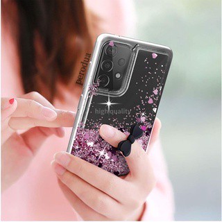 เคสโทรศัพท์มือถือแบบนิ่ม TPU มีทรายไหล แต่งกลิตเตอร์ ระยิบระยับ สําหรับ Samsung Galaxy A04 A14 A04S A24 A34 A54 5G A13 A23 A33 A53 A73 A12 A22 A32 A52 A52S A72