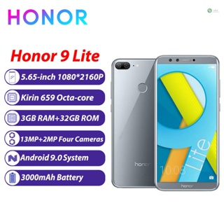 [พร้อมส่ง]Honor 9 Lite 4G โทรศัพท์มือถือ 3GB+32GB Octa-core 13MP Andriod 9 5.65 นิ้ว FHD+ หน้าจอ 2160x1080P 18:9 ซิมคู่ 3000mAh ระบบสัมผัส GPS ควบคุมด้วยลายนิ้วมือ