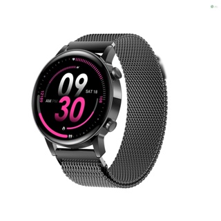 [พร้อมส่ง] Mk30 นาฬิกาข้อมือสมาร์ทวอทช์ หน้าจอสัมผัส 1.3 นิ้ว 360*360 AMO BT คุยได้ ตรวจสอบสุขภาพประจําเดือน เตือนความจํา BT เข้ากันได้กับ Android iOS
