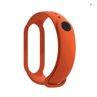 [พร้อมส่ง] สายนาฬิกาข้อมือ TPU สีส้ม แบบเปลี่ยน สําหรับ Xiaomi Mi Band 7 Smart Mi 7