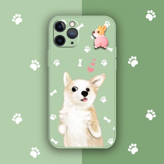 Liquid silicone shell Three-dimensional doll Phone Case For iphone 11 Pro Rotating bracket protective case