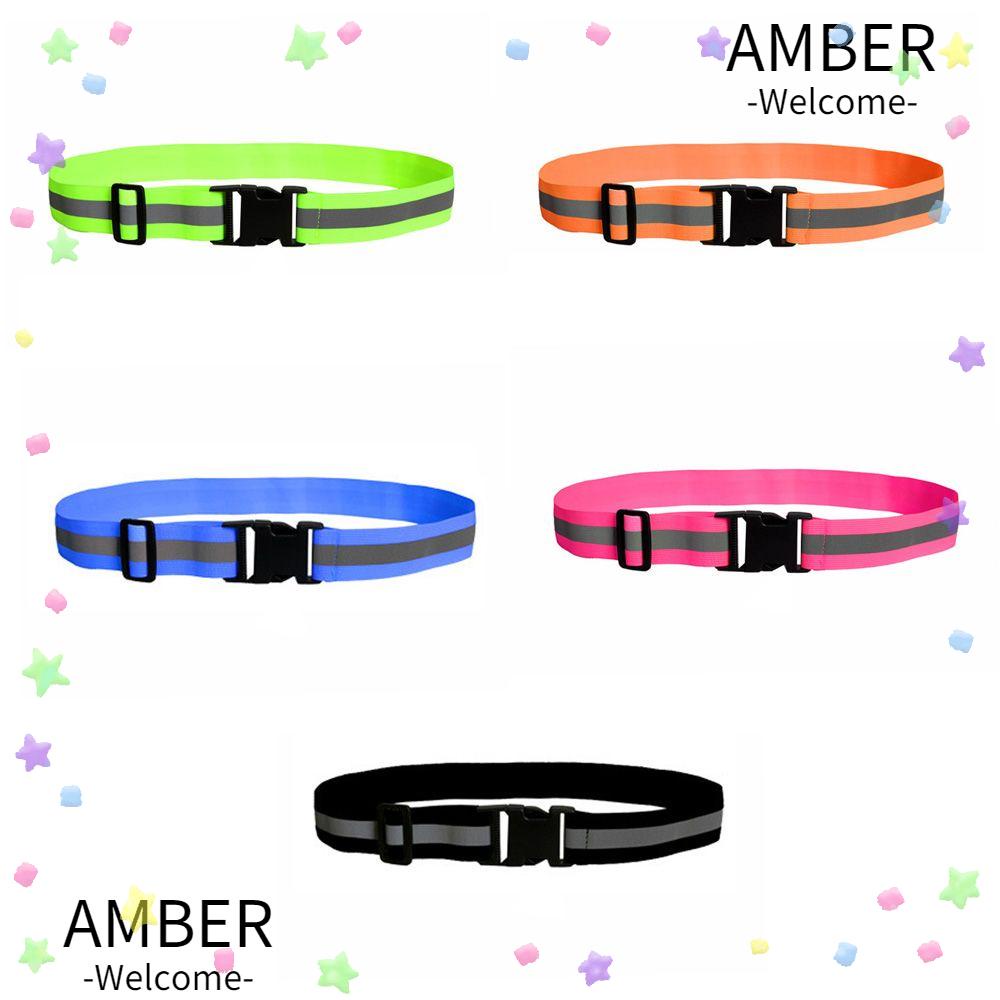 amber-เข็มขัดสะท้อนแสง-เพื่อความปลอดภัย-ปรับได้