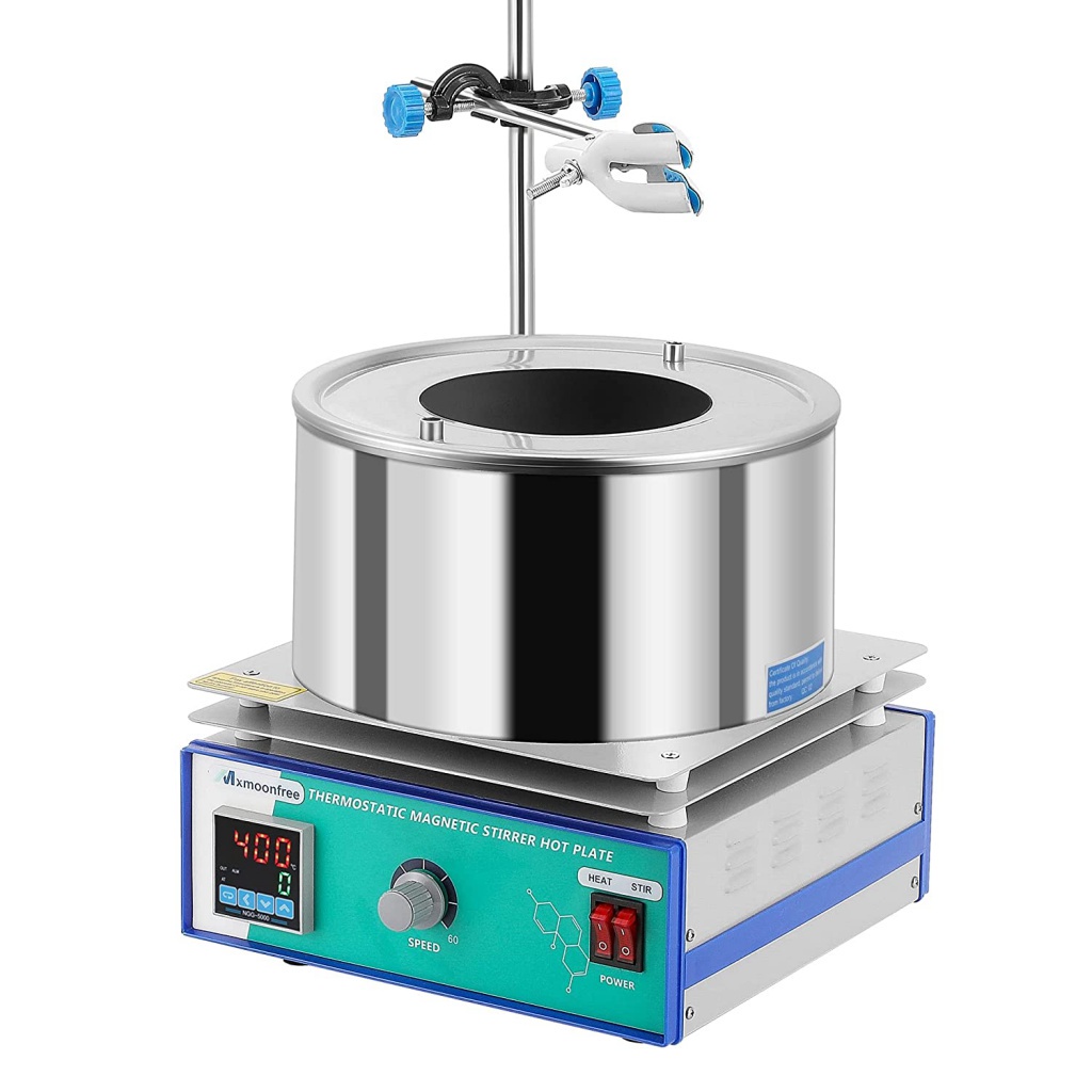 Mxmoonfree 2L Stirring Water Bath, Thermostatic Lab Water Bath with ...