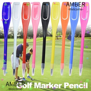 Amber 20 ชิ้น ปากกาคะแนนกอล์ฟ ทนทาน อุปกรณ์เสริมสําหรับกอล์ฟ เครื่องมือคะแนน ดินสอกอล์ฟ