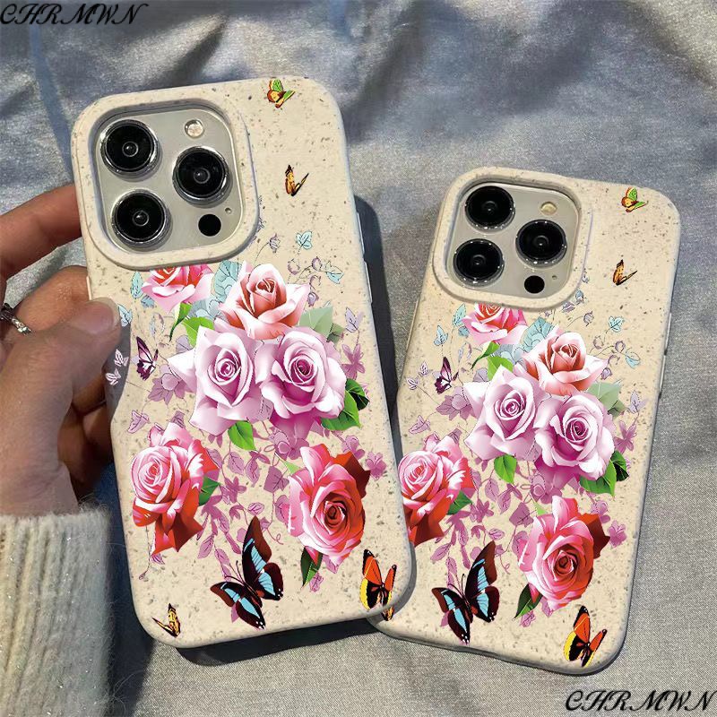 เคสโทรศัพท์มือถือ-ลายผีเสื้อ-ข้าวสาลี-สําหรับ-apple-iphone-15-14-13pro-12-11xsmax-xr-4rw5