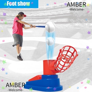 Amber อุปกรณ์ปล่อยเบสบอลอัตโนมัติ แบบมืออาชีพ|อุปกรณ์ออกกําลังกาย สําหรับเด็กผู้ชาย และเด็กผู้หญิง