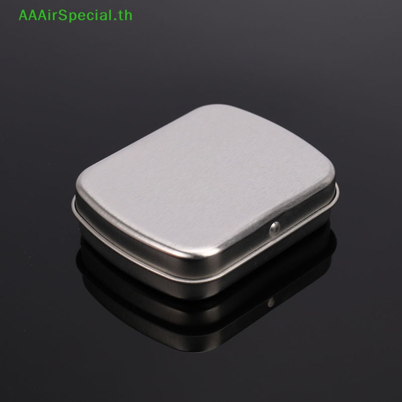 aaairspecial-ชุดกล่องโลหะเปล่า-ขนาดเล็ก-สีเงิน-สีดํา-สําหรับเก็บกุญแจ-และลูกอม