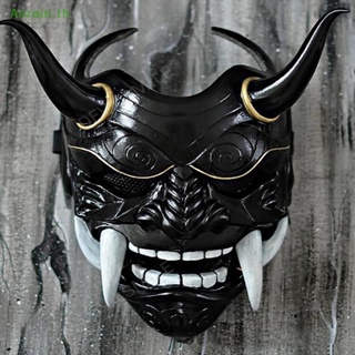 # Mask หน้ากากครึ่งหน้า ลายผี ฮันนี่ ฮาโลวีน ซามูไร สไตล์ญี่ปุ่น