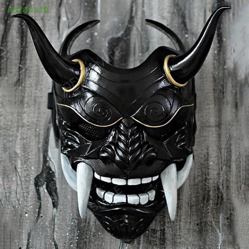 mask-หน้ากากคอสเพลย์-อนิเมะสยองขวัญ-ซามูไร-สไตล์ญี่ปุ่น-สําหรับปาร์ตี้ฮาโลวีน
