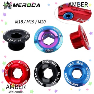 Amber สกรูอลูมิเนียมอัลลอย CNC สําหรับจักรยานเสือภูเขา MTB M18 M19 M20 Bolt