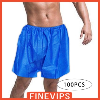[Finevips] 100x กางเกงชั้นใน กางเกงขาสั้น ใช้แล้วทิ้ง กางเกงชั้นใน ผู้ชาย กางเกงชั้นใน สําหรับผู้ชาย นวด, ฤดูร้อน, ชายหาด, การเดินทาง