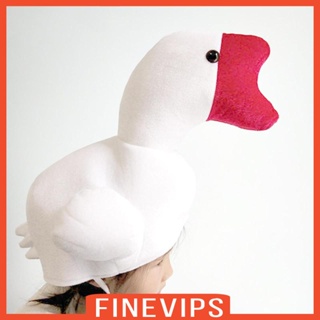 [Finevips] หมวกตุ๊กตาห่านน่ารัก ให้ความอบอุ่น พร็อพถ่ายรูป สําหรับปาร์ตี้ฮาโลวีน งานวันเกิด