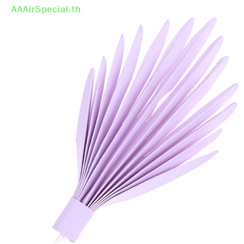 aaairspecial-พัดกระดาษ-รูปใบปาล์ม-แบบพับได้-สําหรับตกแต่งเค้ก-งานแต่งงาน-1-ชิ้น