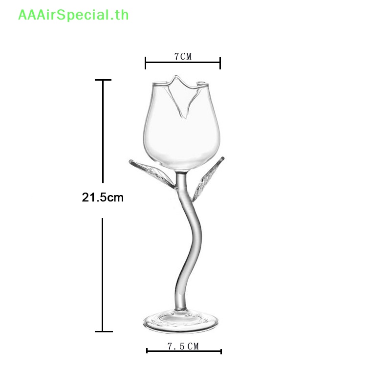 aaairspecial-แก้วไวน์แดง-รูปดอกกุหลาบ-ปลาโลมา-แก้วค็อกเทล-ปาร์ตี้-th