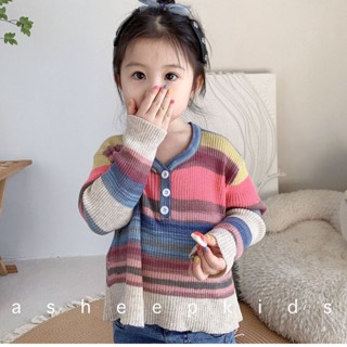 พร้อมส่ง ลดกระหน่ํา ใหม่ เสื้อเชิ้ตแฟชั่น แบบนิ่ม ลายทาง น้ําหนักเบา เข้ากับทุกการแต่งกาย สไตล์เกาหลี ญี่ปุ่น สําหรับเด็กผู้หญิง 2023