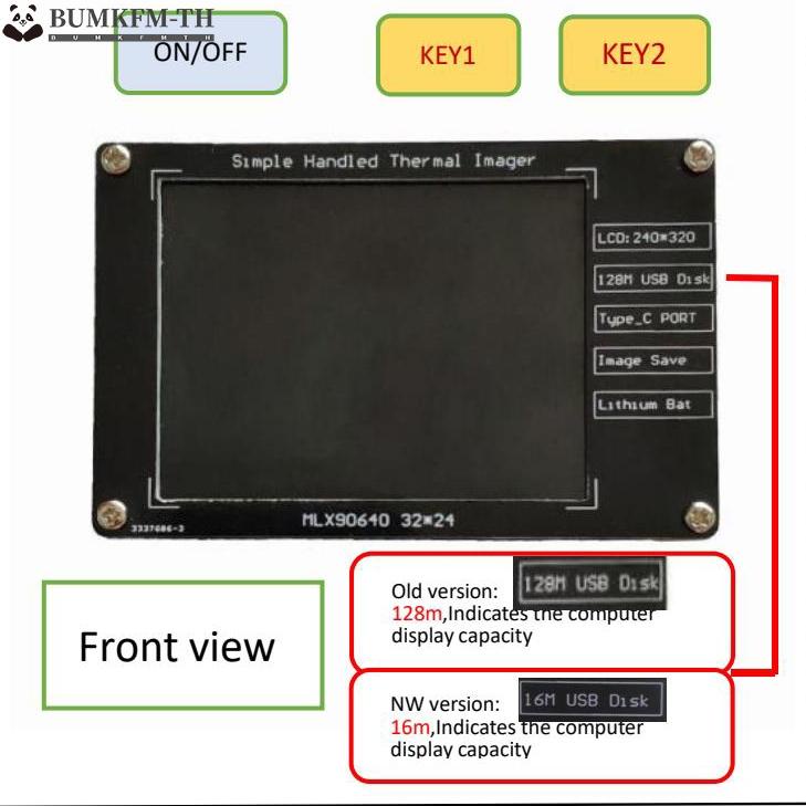 อะไหล่หน้าจอ-lcd-อินฟราเรด-mlx90640esf-bab