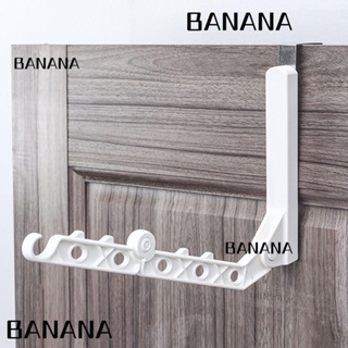 Banana1 ไม้แขวนเสื้อพลาสติก กันลื่น พับได้ สีขาว สําหรับบ้าน