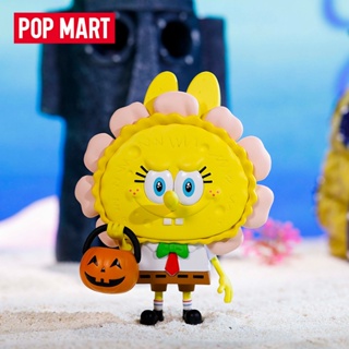 Mkl LABUBU LABUBU SpongeBob SquarePants Series ฟิกเกอร์ปริศนา กล่องของเล่นอินเทรนด์ เครื่องประดับ POPMART POPMART พร้อมส่ง