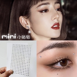 Hot Sale# diamond face makeup sticker face diamond jewelry eye makeup bright diamond tear mole Diamond rhinestone sticker face stage makeup sticker 8cc