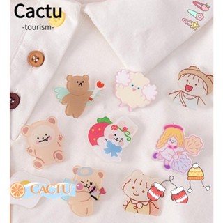 Cactu เข็มกลัดอะคริลิค ลายการ์ตูนน่ารัก สร้างสรรค์ เครื่องประดับแฟชั่น 1 ชิ้น