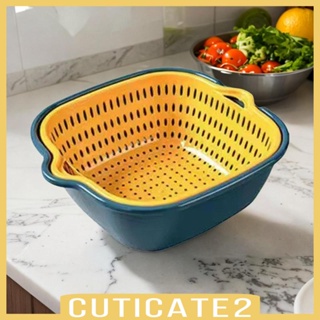 [Cuticate2] ตะกร้ากรองอาหาร ผัก ผลไม้ แบบหนา ทนทาน สําหรับสลัด พาสต้า