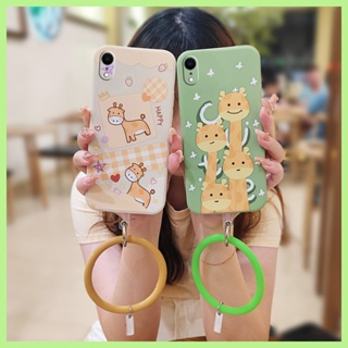 Back Cover Liquid silicone shell Phone Case For iphone XR Solid color cute Simplicity Anti-fall Skin feel silicone phone case