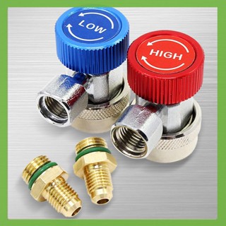 [aigoni.th] R134a A/C อะแดปเตอร์ทองแดง ข้อต่อน้ําหล่อเย็นเครื่องปรับอากาศ