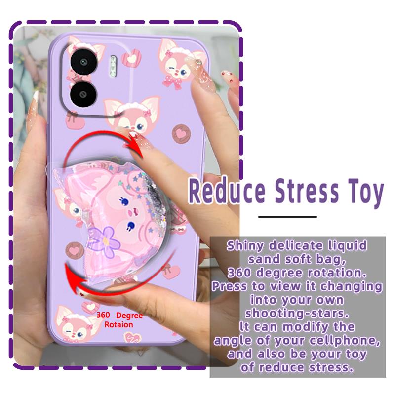 ins-protective-case-phone-case-for-redmi-a1-4g-phone-case-simplicity-cartoon-skin-friendly-feel-skin-feel-silicone-glitter