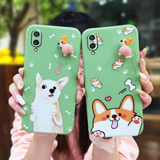 protective case Skin-friendly feel Phone Case For Samsung Galaxy A02/M02/SM-A022F/A022M Skin feel silicone Corgi PP ins