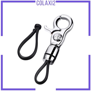 [Colaxi2] พวงกุญแจโลหะ หมุนได้ 360 องศา สําหรับรถจักรยานยนต์ กระเป๋าเป้สะพายหลัง สามี แฟน