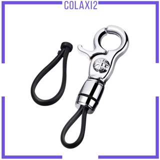 [Colaxi2] พวงกุญแจโลหะ หมุนได้ 360 องศา สําหรับรถจักรยานยนต์ กระเป๋าเป้สะพายหลัง สามี แฟน