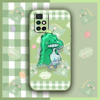 Skin-friendly feel cute Phone Case For Xiaomi Redmi10/Note11 4G China/10Prime Cartoon Rotatable stand Simplicity Glitter