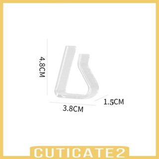 [Cuticate2] คลิปหนีบผ้าปูโต๊ะ แบบใส กันลม ใช้ซ้ําได้ สําหรับงานปาร์ตี้ 4 ชิ้น