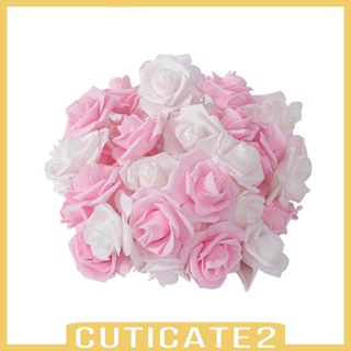 [Cuticate2] โคมไฟช่อดอกกุหลาบโฟม LED 50 ดวง ชาร์จ USB สําหรับตกแต่งบ้าน ปาร์ตี้ ห้องนอน