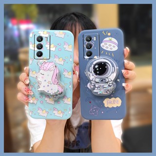 Simplicity Rotatable stand Phone Case For VIVO Neo5S Skin feel silicone Skin-friendly feel protective case Glitter ins