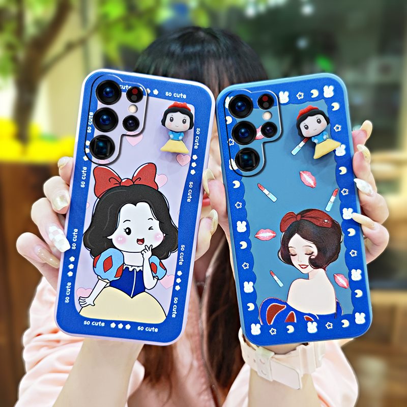 liquid-silicone-shell-soft-shell-phone-case-for-samsung-galaxy-s22-ultra-skin-friendly-feel-ins-three-dimensional-doll