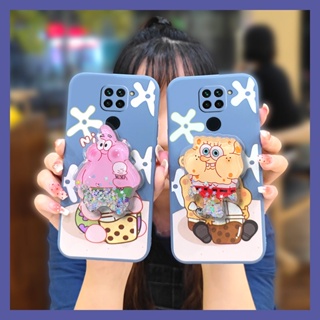 Rotatable stand Glitter Phone Case For Redmi Note9/Redmi 10X 4G Skin feel silicone protective case The New cute
