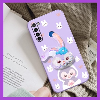 Skin feel silicone quicksand Phone Case For Redmi Note 8T protective case cute Cartoon Skin-friendly feel Glitter ins