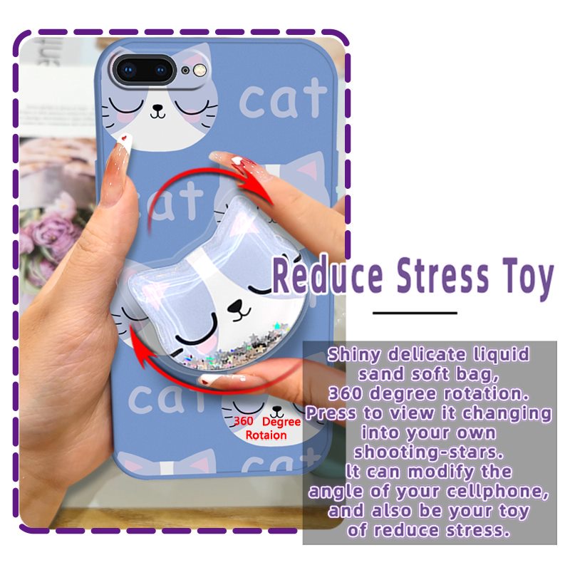 cartoon-liquid-silicone-shell-phone-case-for-iphone-7plus-8plus-skin-feel-silicone-phone-case-cute-simplicity