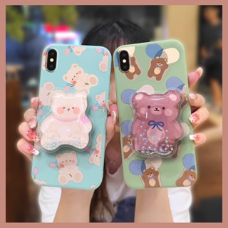 Skin-friendly feel cute Phone Case For iphone XS max The New ins quicksand Skin feel silicone Glitter Simplicity Anti-fall