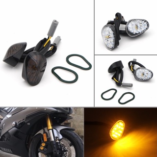 พร้อมส่ง 007MOTO โปรโมชั่น ไฟเลี้ยว LED ขนาดเล็ก สําหรับ Yamaha R1 R6 R25 R3 R15 MT09